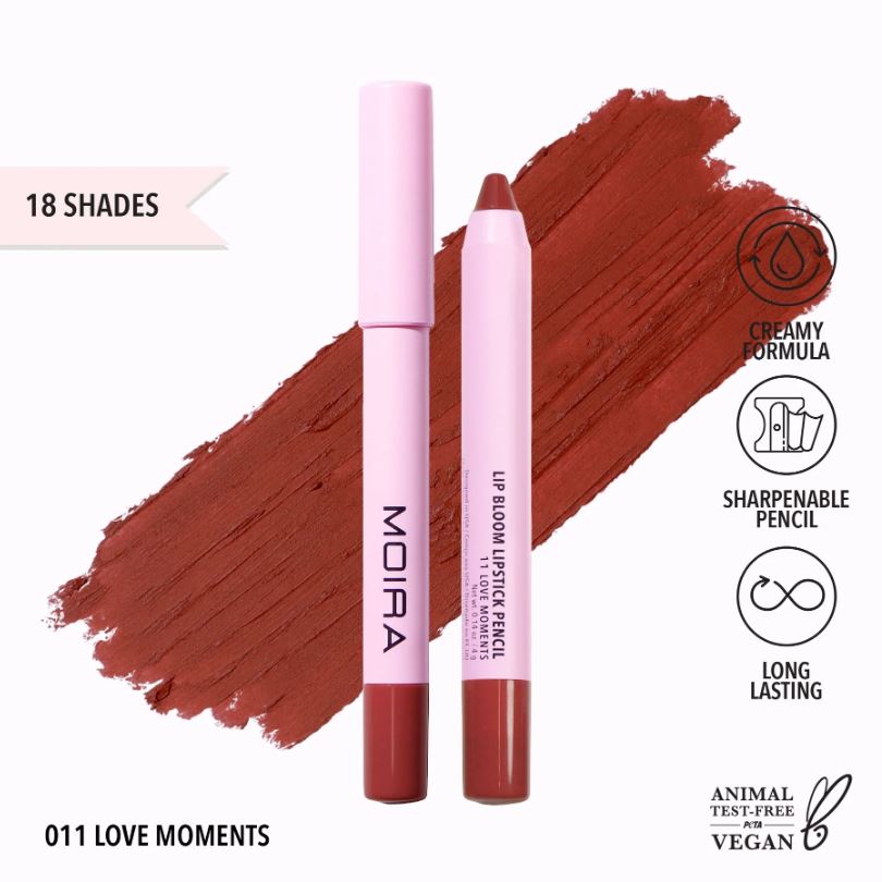 Moira Lip Bloom Lipstick Pencil - Love Moments
