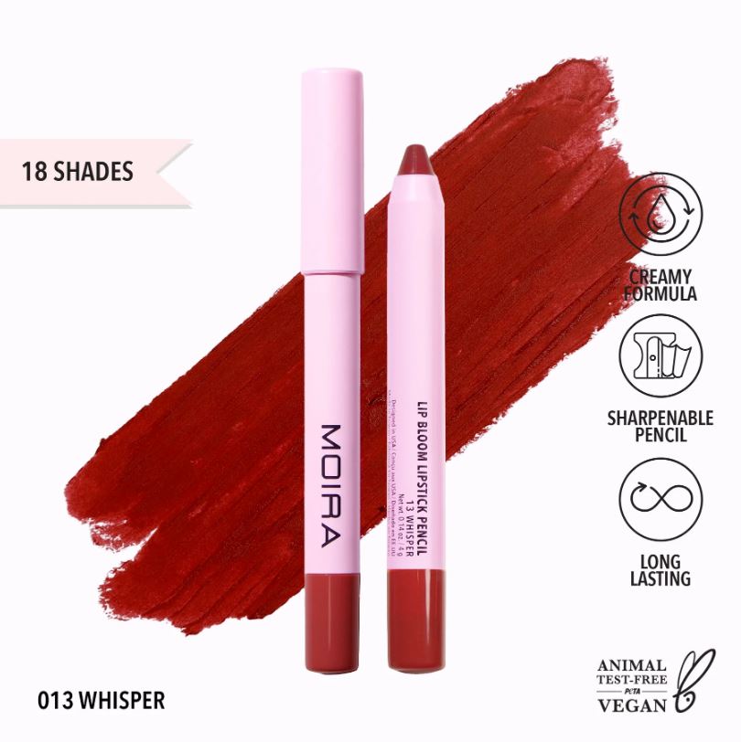 Moira Lip Bloom Lipstick Pencil  -Whisper