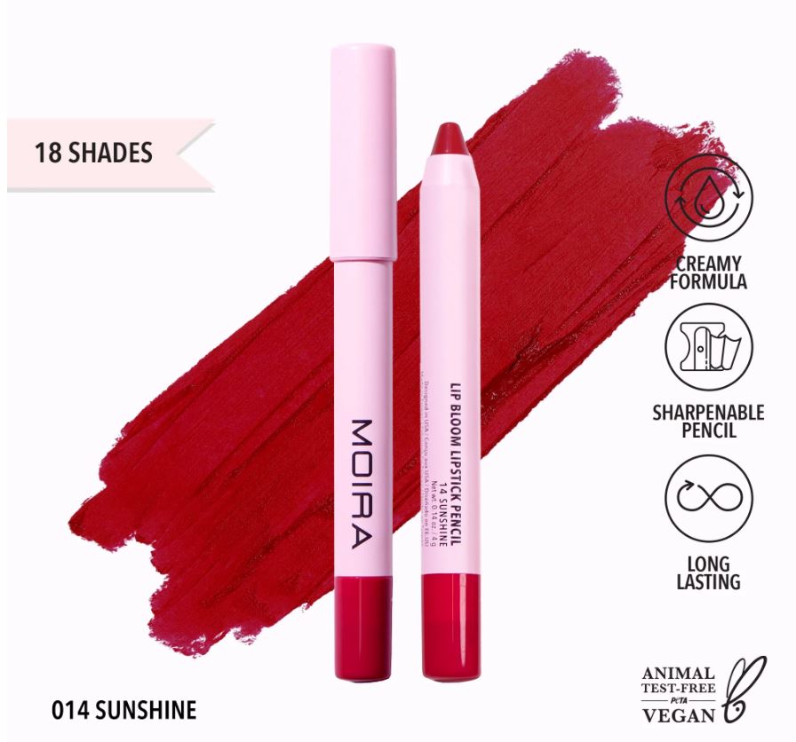 Moira Lip Bloom Lipstick Pencil - Sunshine