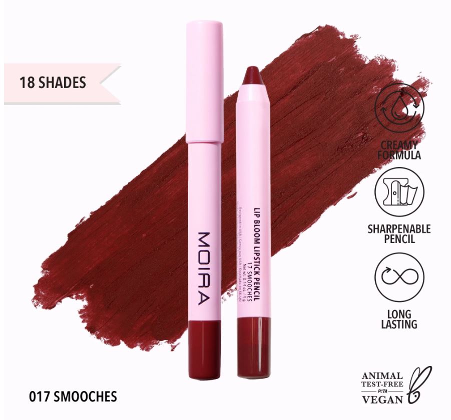 Moira Lip Bloom Lipstick Pencil  - Smooches
