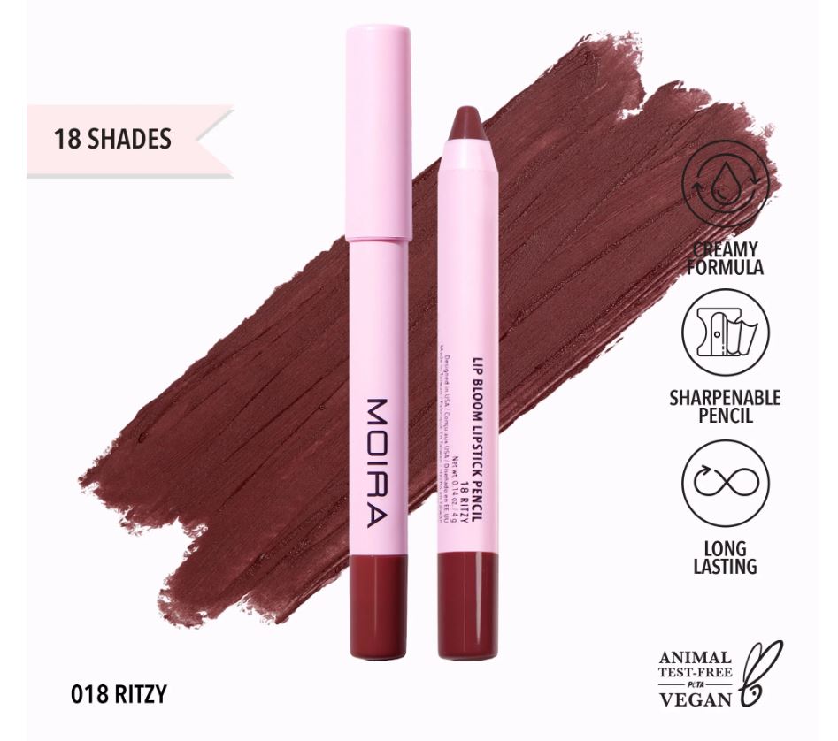 Moira Lip Bloom Lipstick Pencil  - Ritzy