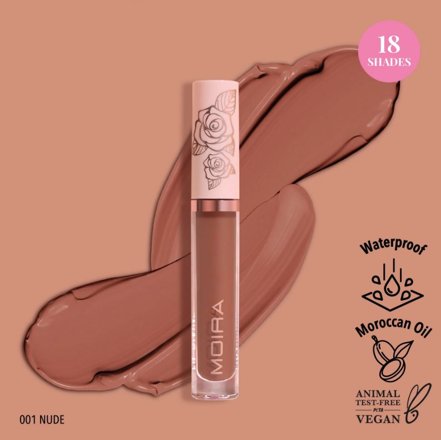Moira Beauty Lip Divine Liquid Lipstick -Nude