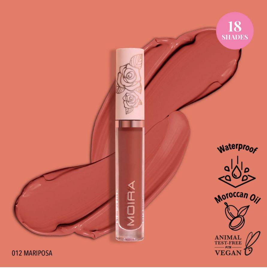 Moira Beauty Lip Divine Liquid Lipstick -Mariposa