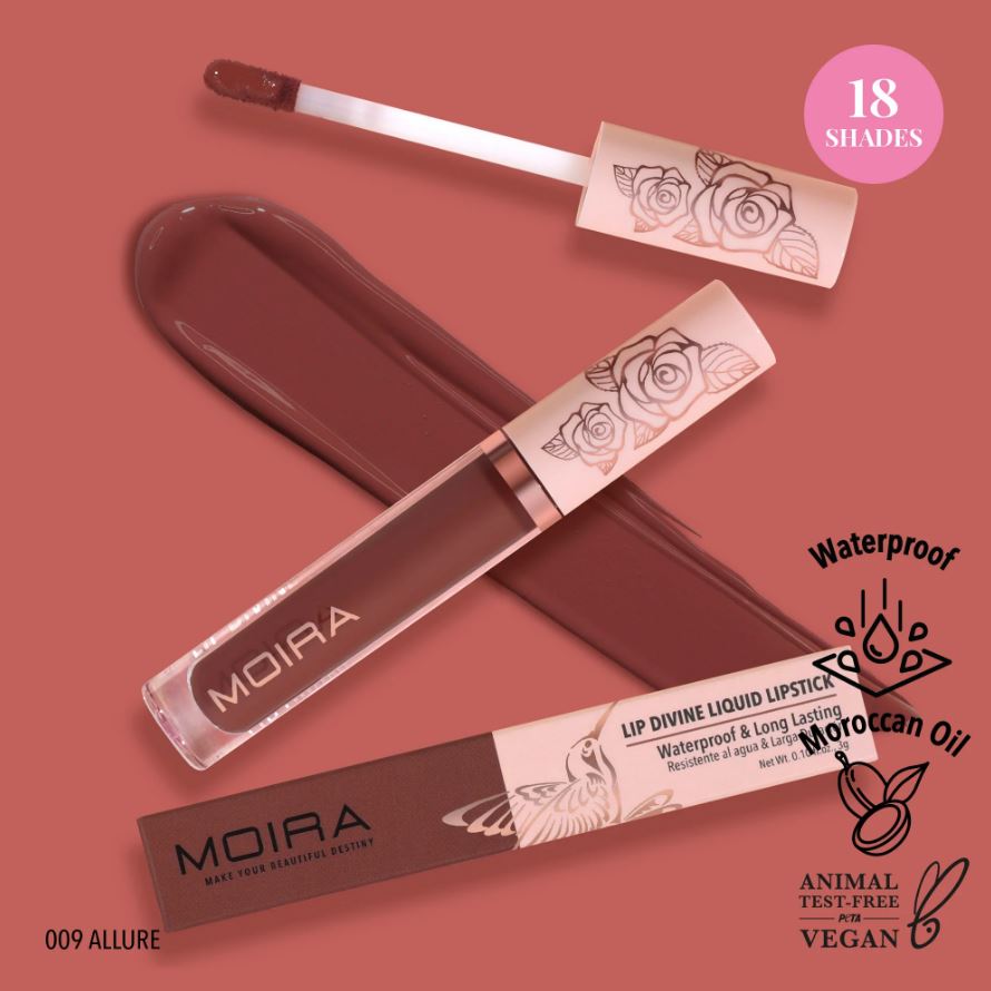 Moira Beauty Lip Divine Liquid Lipstick -Allure