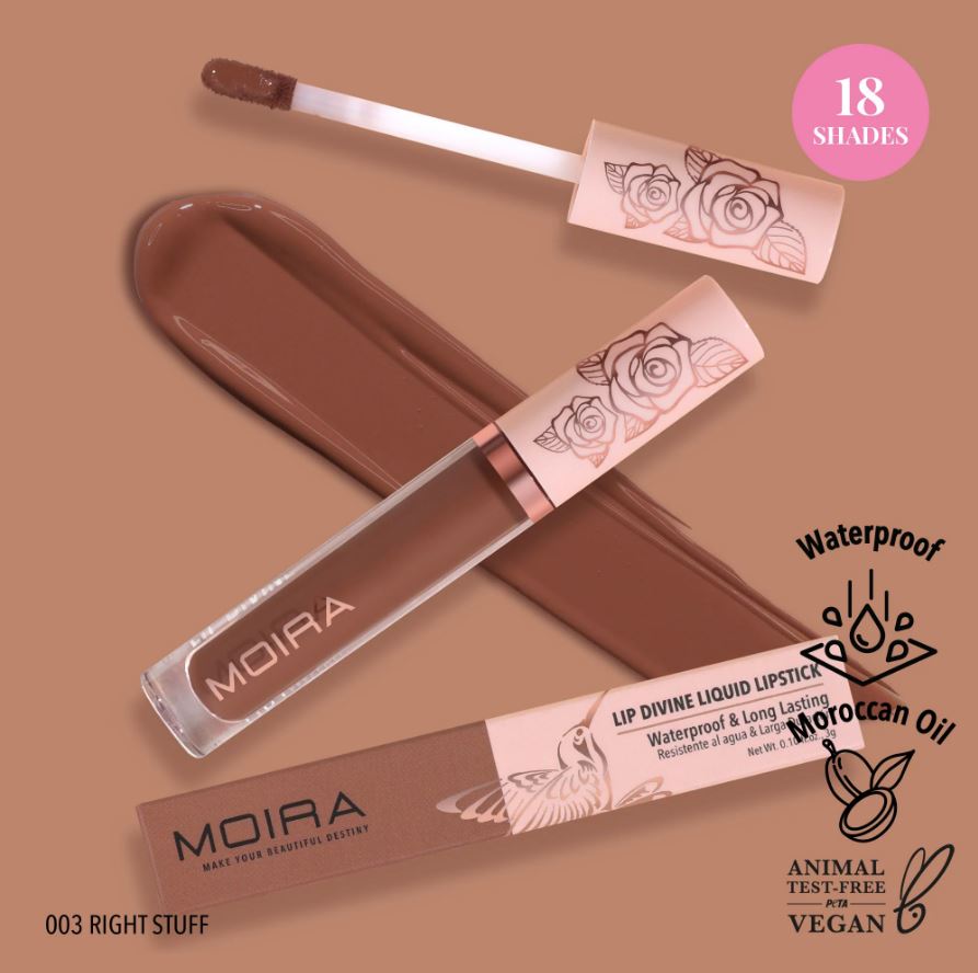 Moira Beauty Lip Divine Liquid Lipstick -Right Stuff