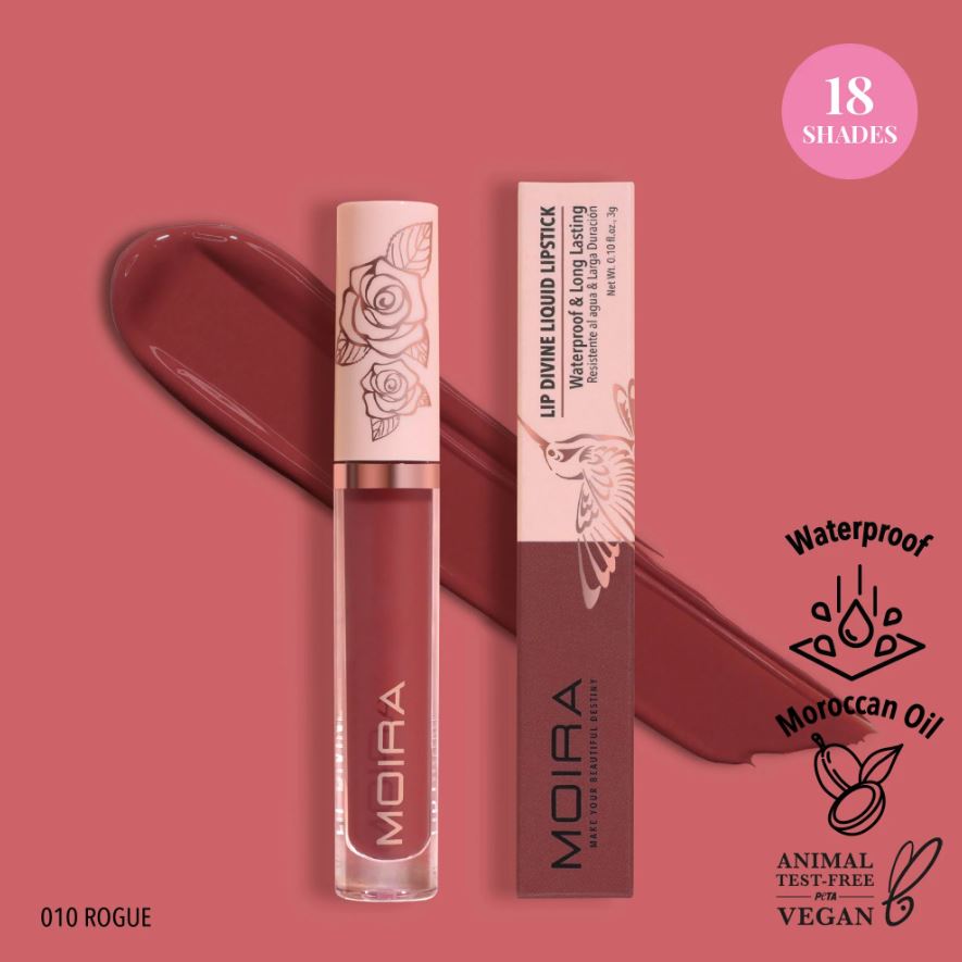 Moira Beauty Lip Divine Liquid Lipstick - Rogue