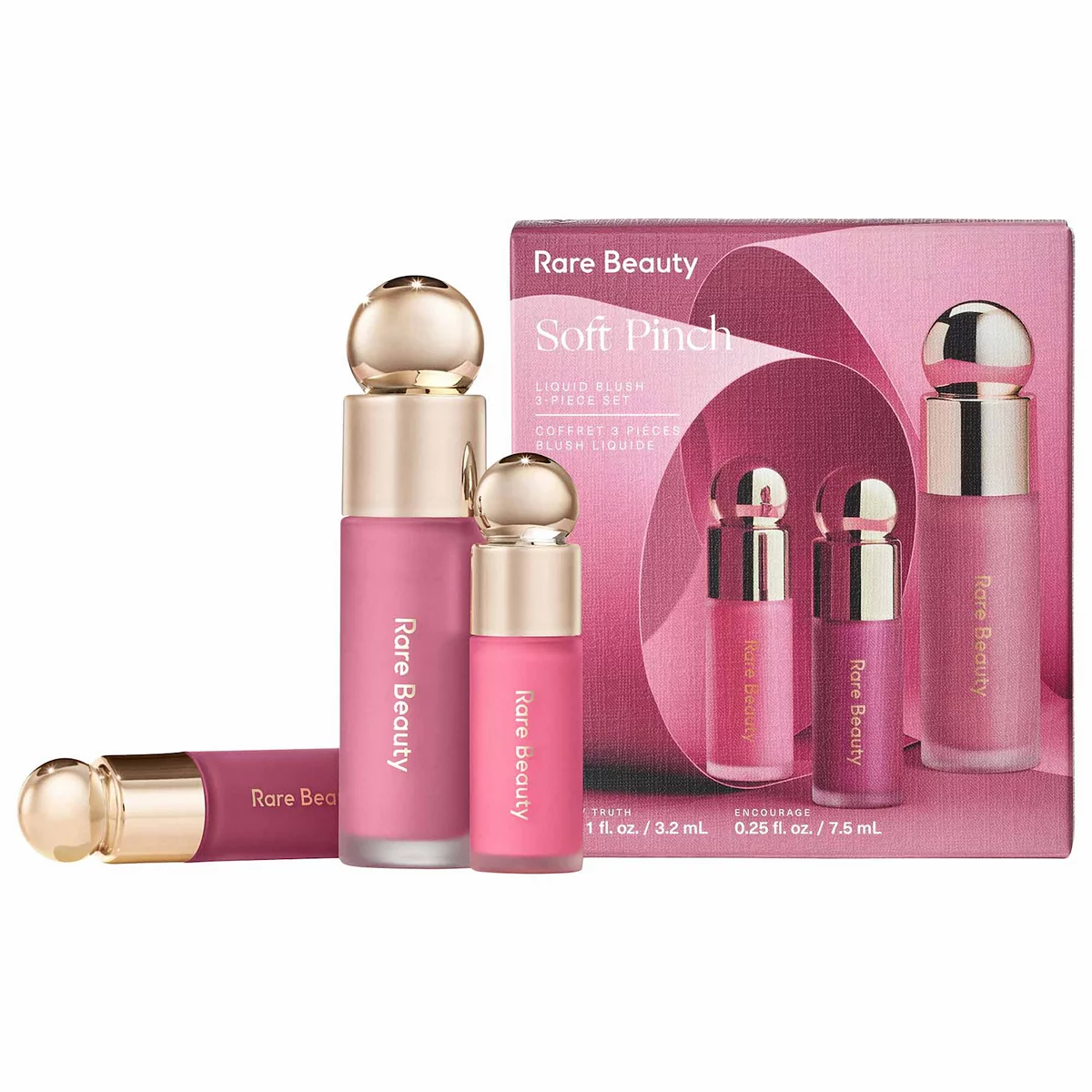 Rare Beauty Soft Pinch Liquid Blush- 3 piece set