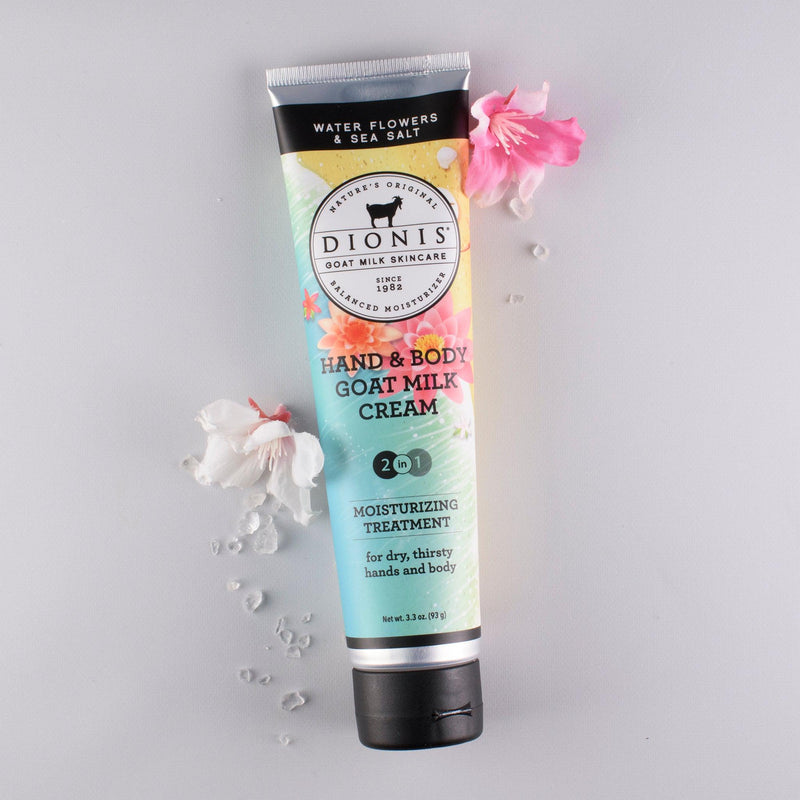 Dionis Goat Milk Hand Cream- Water Flowers & Sea Salt